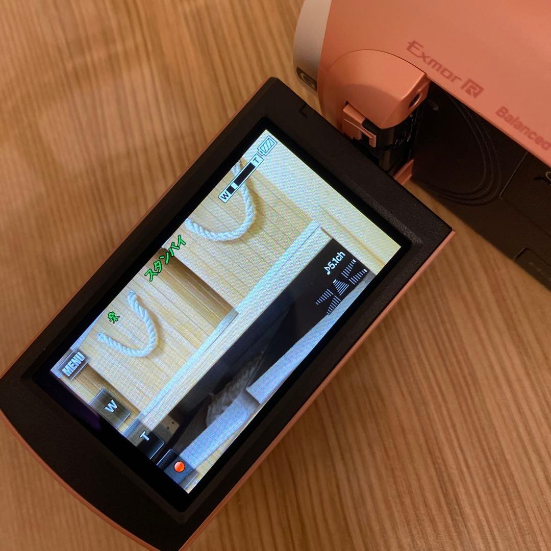 SONY HDR-CX670 ビデオカメラ 本体 ローズゴールド　充電器　ピンク