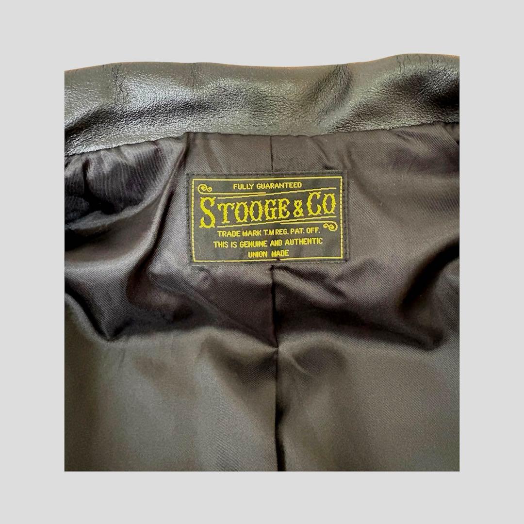 【ほぼ未使用】本革 リアルレザー　ジャケット ブラック　牛革　値下げしました！