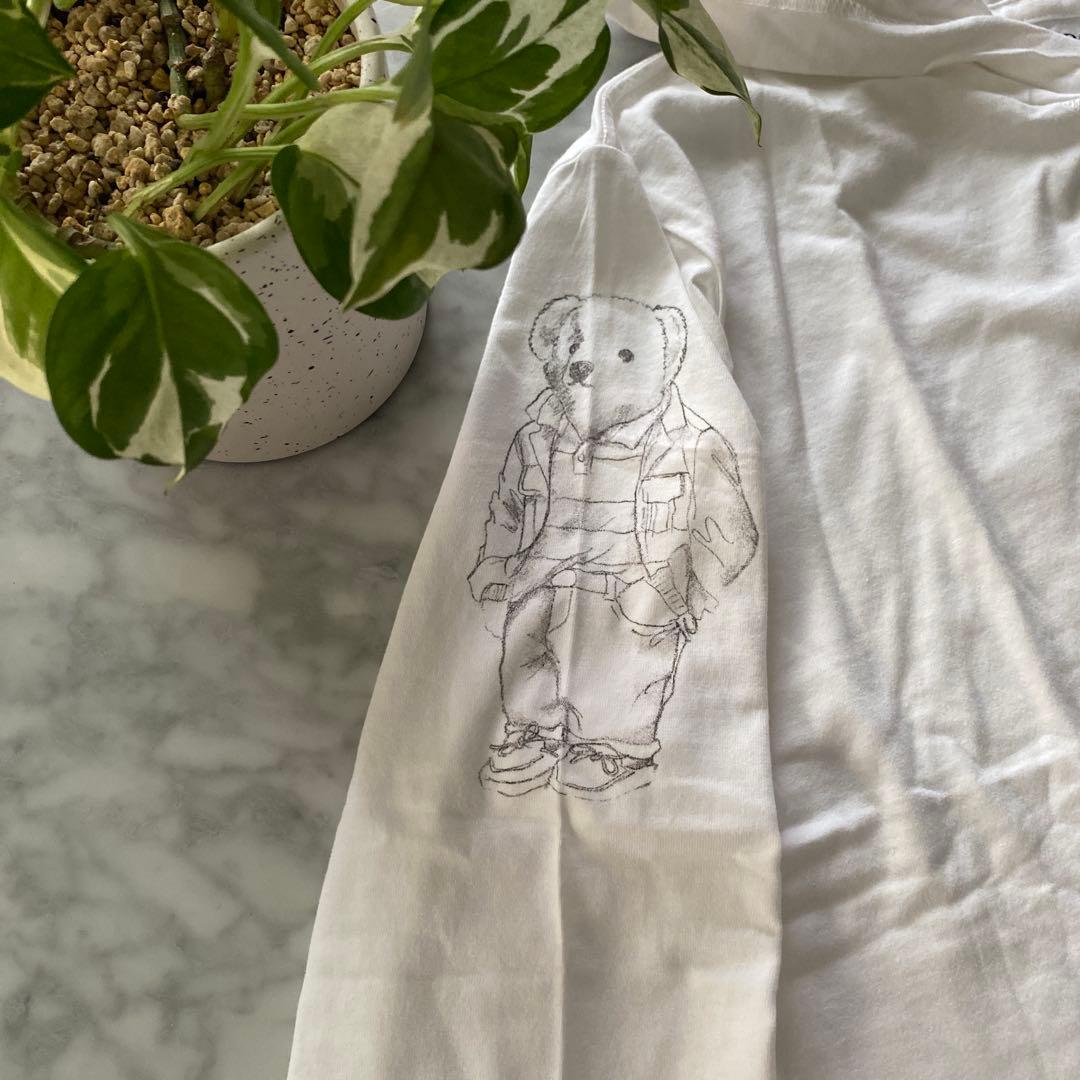 新品未使用ラルフローレン　160 L(14-16)フード付き ポロベアTシャツ