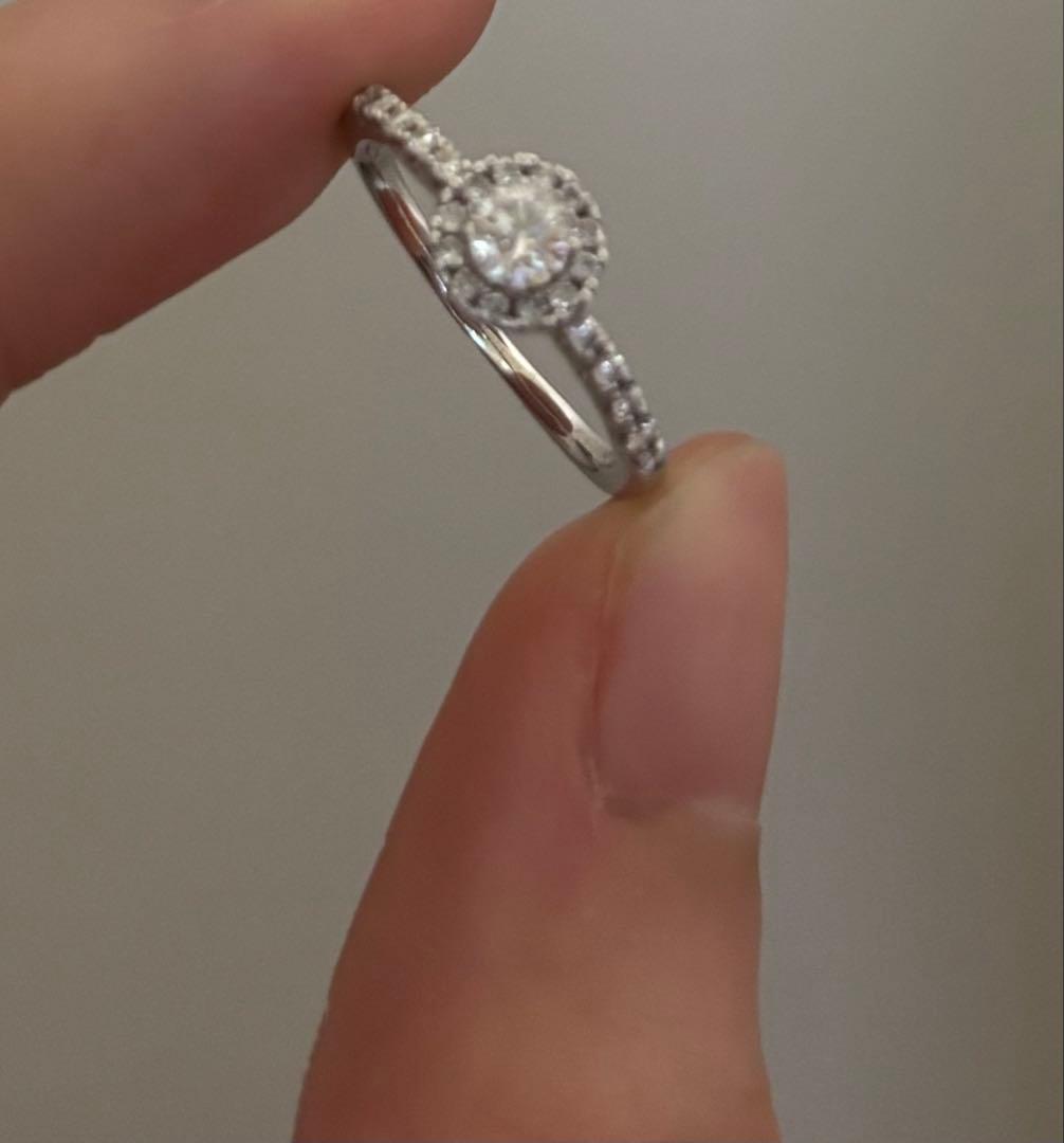 ダイヤリング 美品 7号