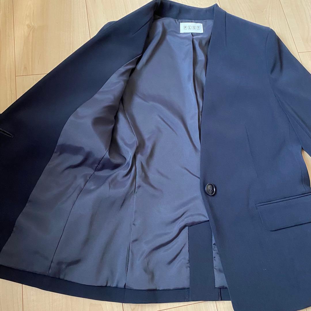PLST プラステ ウォームリザーブ スーツ セットアップ ネイビー XS