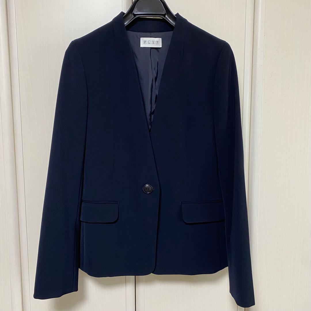 PLST プラステ ウォームリザーブ スーツ セットアップ ネイビー XS