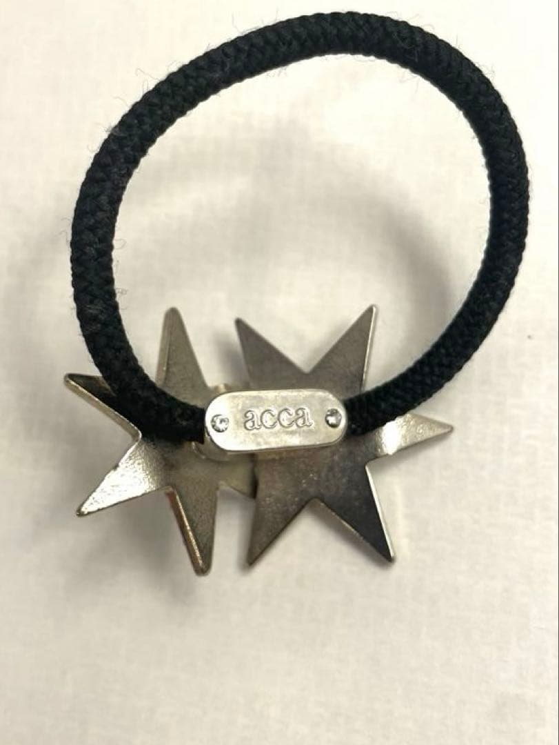 【新品未使用品】acca アッカ　ヘアゴム　ハッピーホリデースター限定品　星