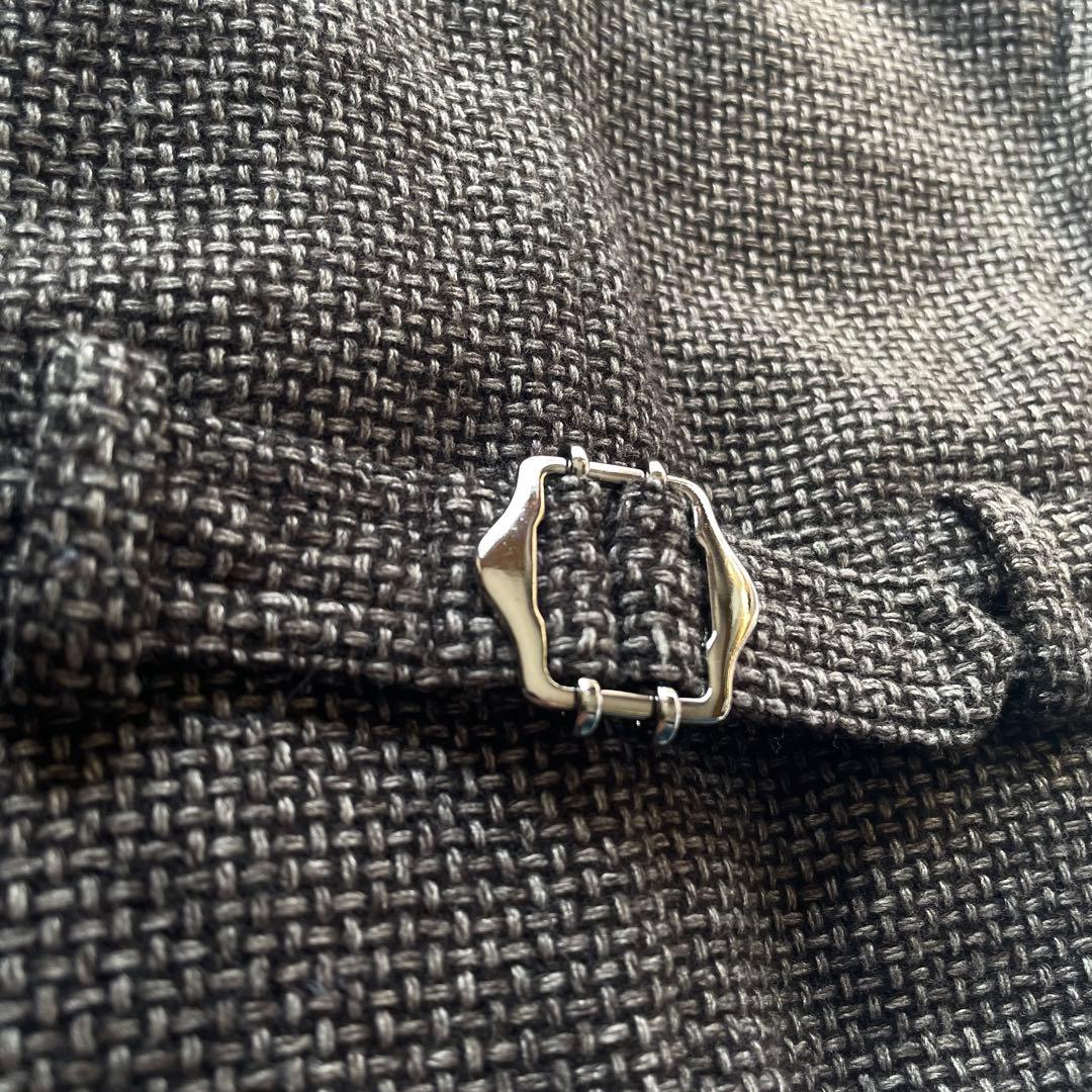 LARDINI ベスト ジレ ツイード ブートニエール フラワーピン