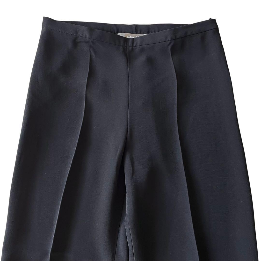 《超美品》Max Mara マックスマーラ パンツスーツ セットアップ 黒 42