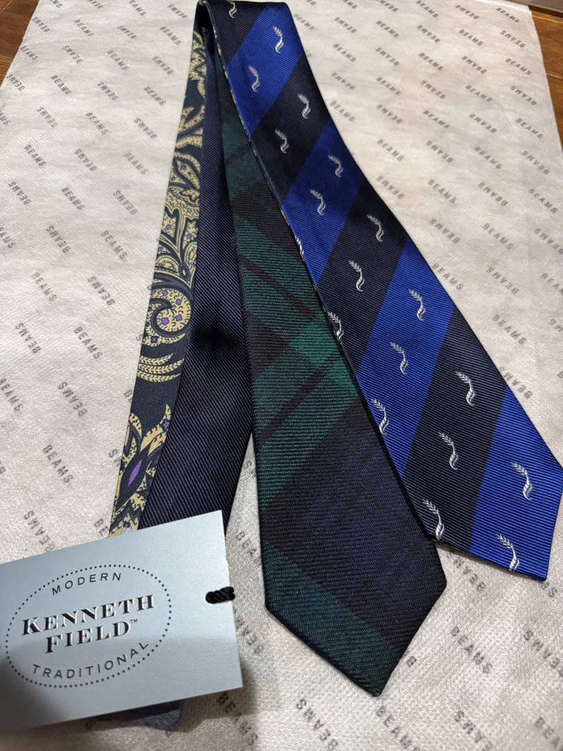 Kenneth field 4 FACE TIE ケネスフィールド