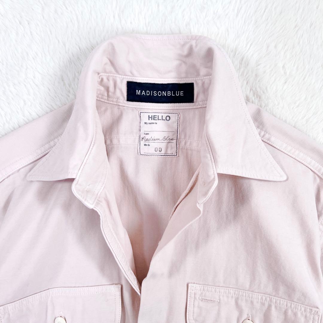 希少カラー✨マディソンブルー ハンプトンシャツ ピンク サイズ00 サクラ色