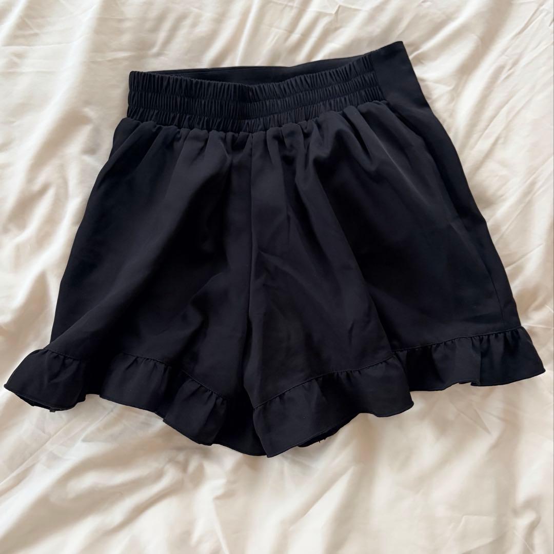 MARS スピンドル付きクロス刺繍セットアップ ブラック