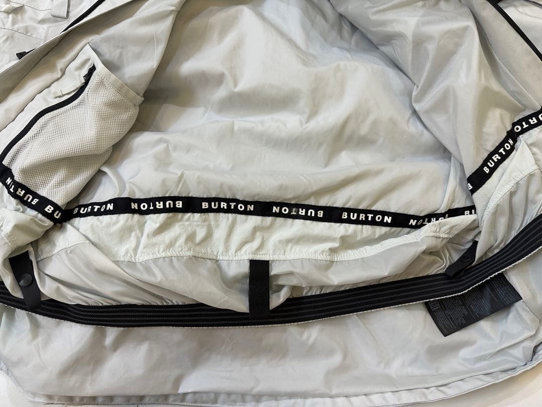 BURTON GORE-TEX スノーボードウェアセット ライトグレー