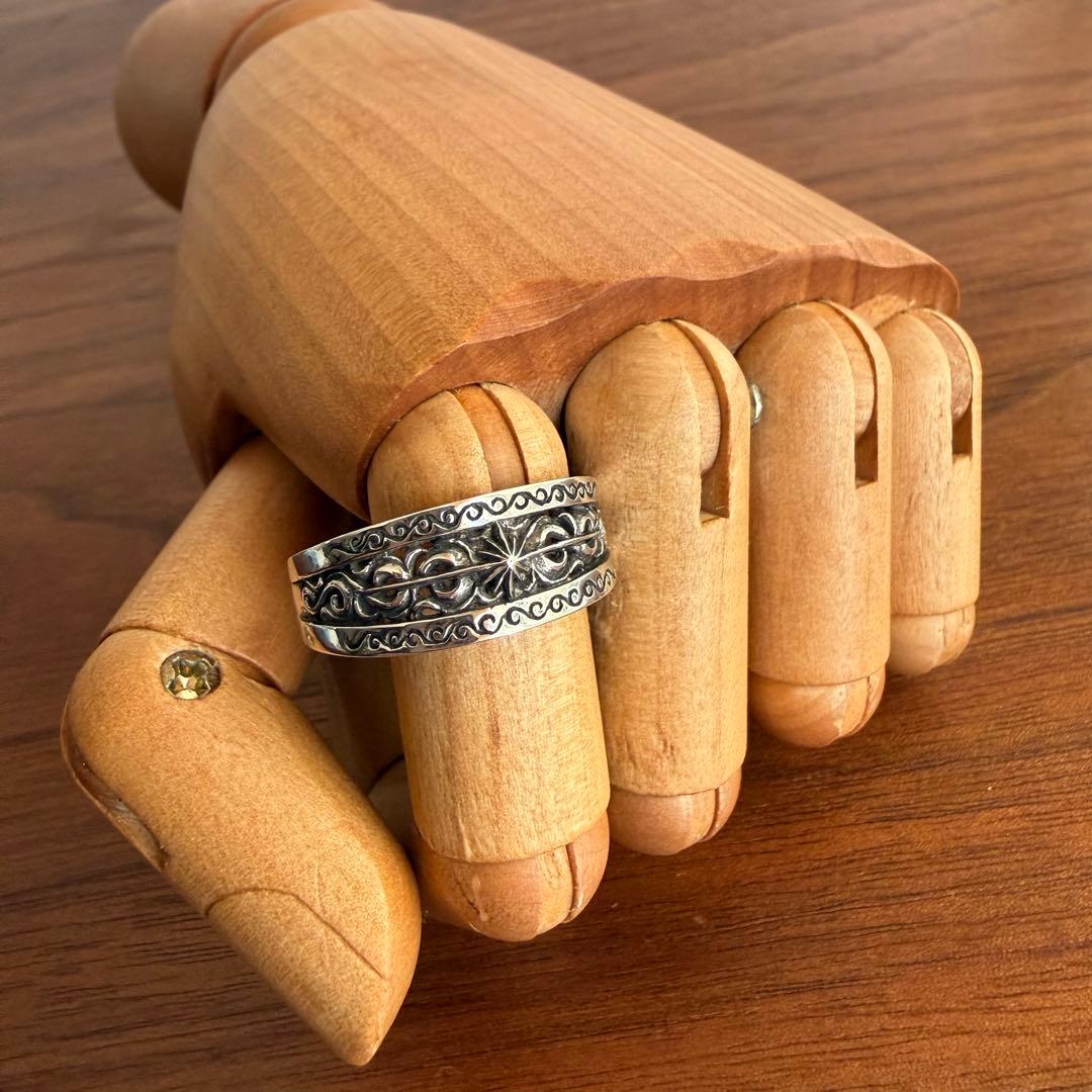 【used】シルバー925製SAAD サンアラベスクリングsilver925