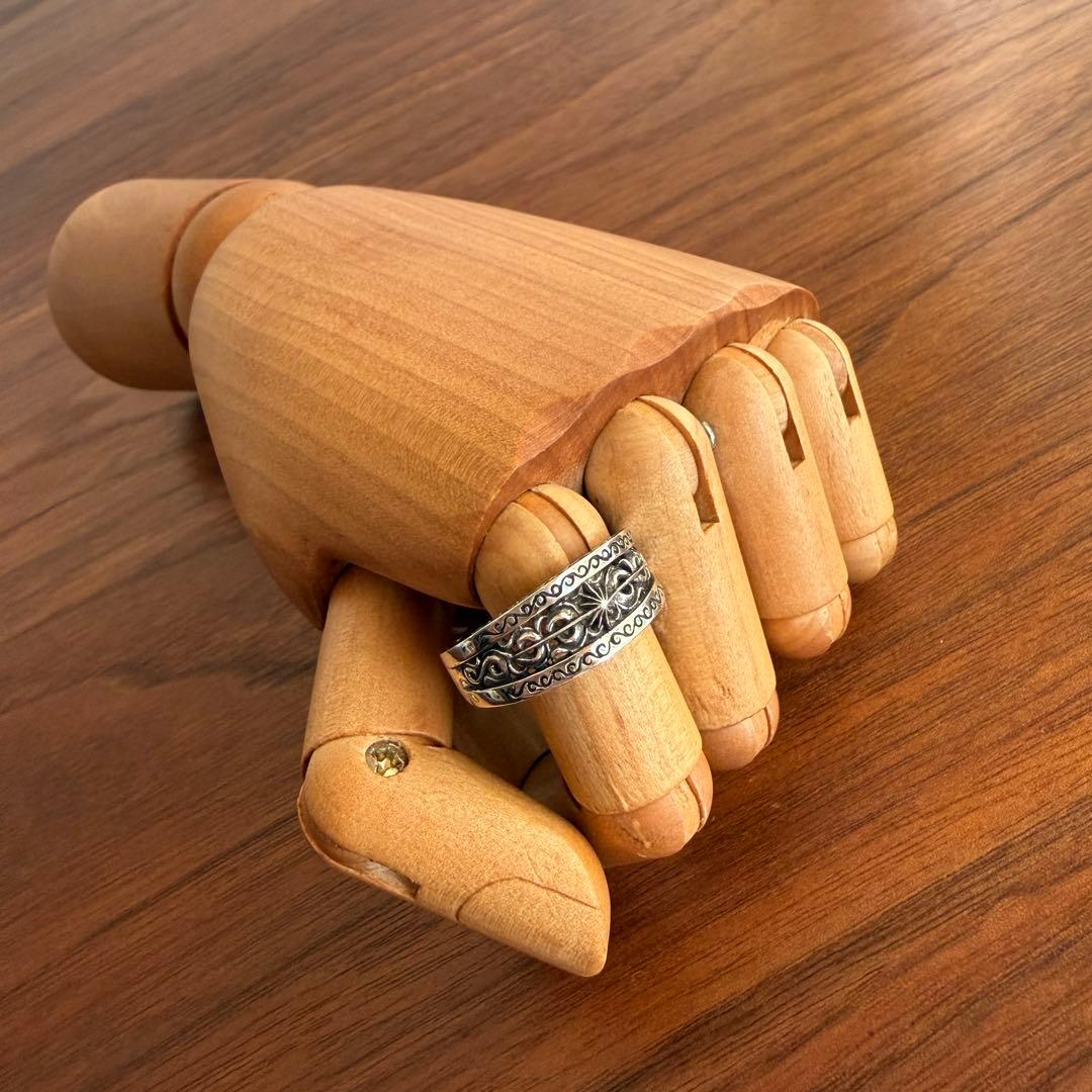 【used】シルバー925製SAAD サンアラベスクリングsilver925