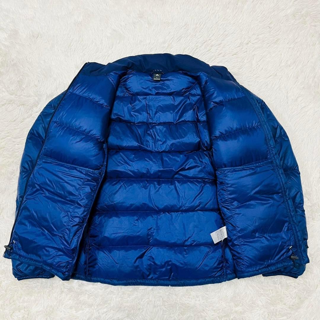 モンベル　ライトアルパインダウン ジャケット　ネイビー L 軽量　防寒
