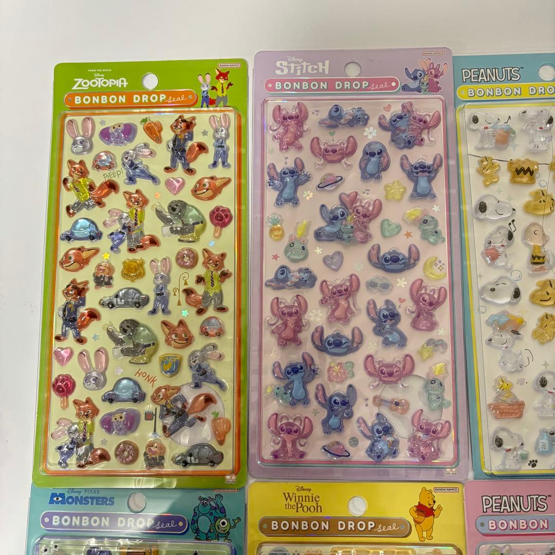 【正規品】ボンボンドロップシール　ディズニー　スヌーピー まとめ売り