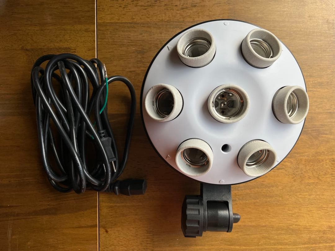 【美品】7灯式ソケット（E26）＆ SoftBox（80cmオクタゴン）