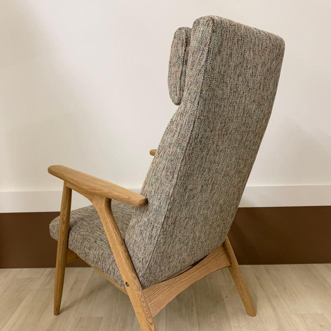 【極美品】unico HESTA ウニコ ヘスタ ラウンジチェア ブラウン