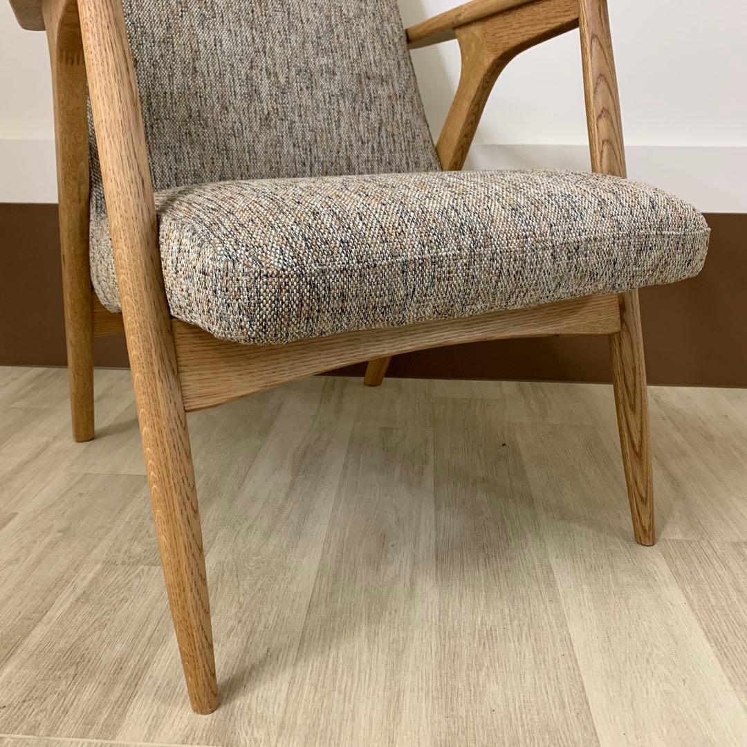 【極美品】unico HESTA ウニコ ヘスタ ラウンジチェア ブラウン