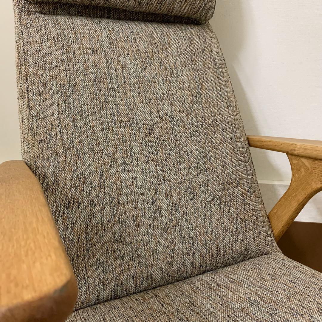 【極美品】unico HESTA ウニコ ヘスタ ラウンジチェア ブラウン