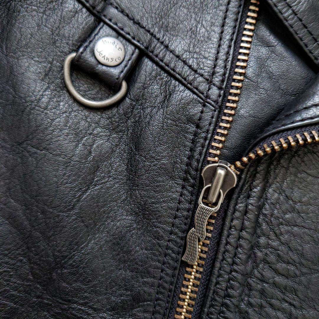 ジャケット・アウター Nudie Jeans ZIGGY PUNK LEATHER JACKET