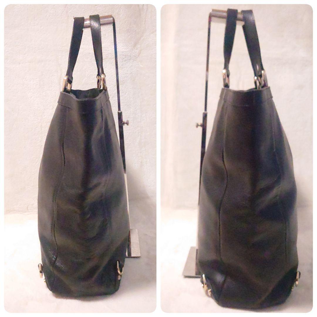 【専用】グッチ ハンド トートバッグ アビー レザー GGキャンバス 黒