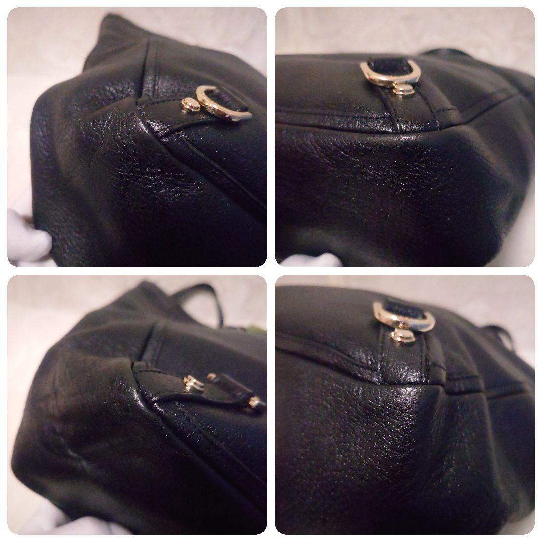 【専用】グッチ ハンド トートバッグ アビー レザー GGキャンバス 黒