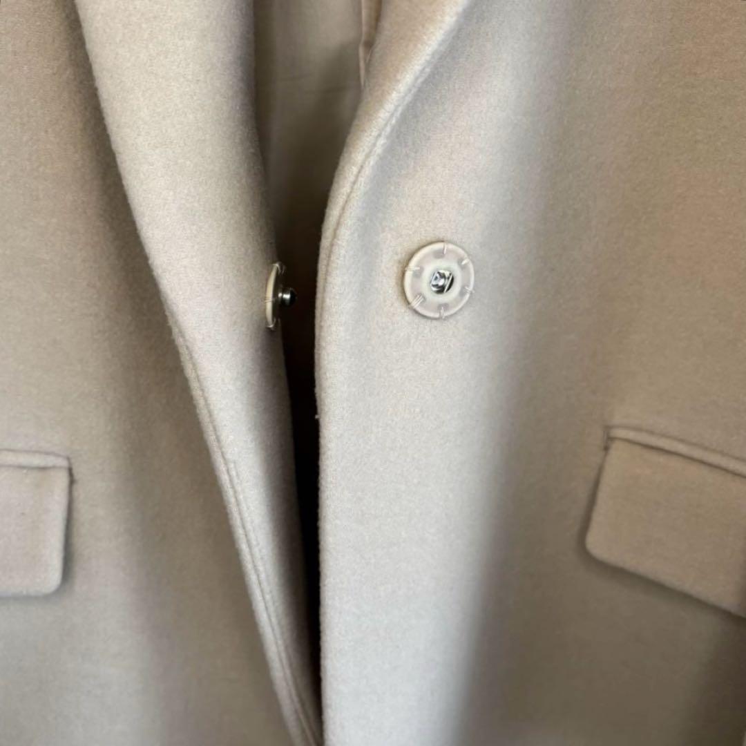 【スピックアンドスパン】チェスターコート♡ウール ベージュ系 ロング