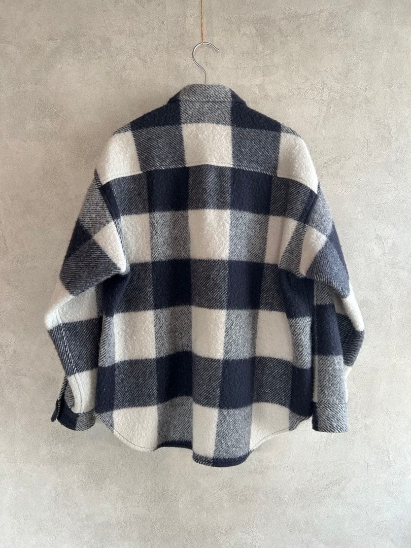 H BEAUTY&YOUTH BIG CHECK CPO JACKET サイズM