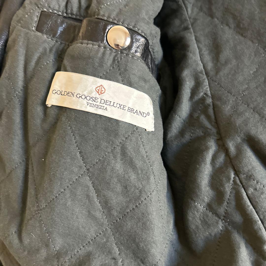 ス*ス様 お値下げ！ゴールデングース　スタッズ付きライダースジャケット　XS