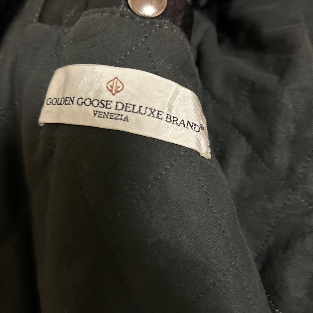 ス*ス様 お値下げ！ゴールデングース　スタッズ付きライダースジャケット　XS