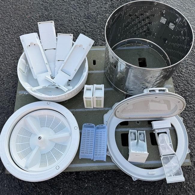 地域限定送料無料　美品 パナソニック 洗濯乾燥機 自動投入 NA-FW80K7