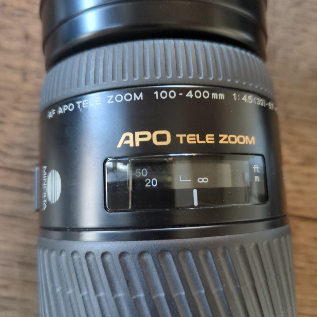 ミノルタ　望遠レンズ　AF APO TELE ZOOM 100-400mm