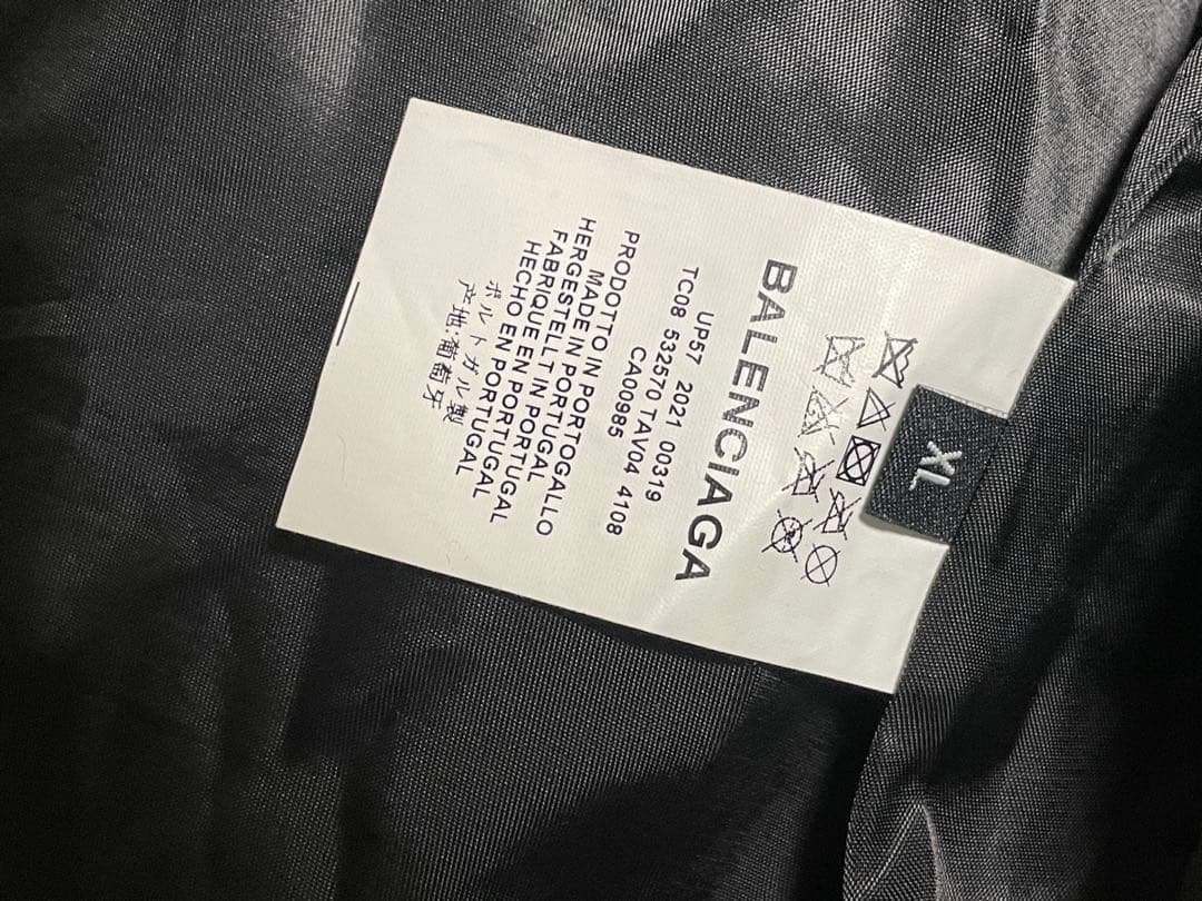 ア*ド様 BALENCIAGA バイカー ジャケット 50