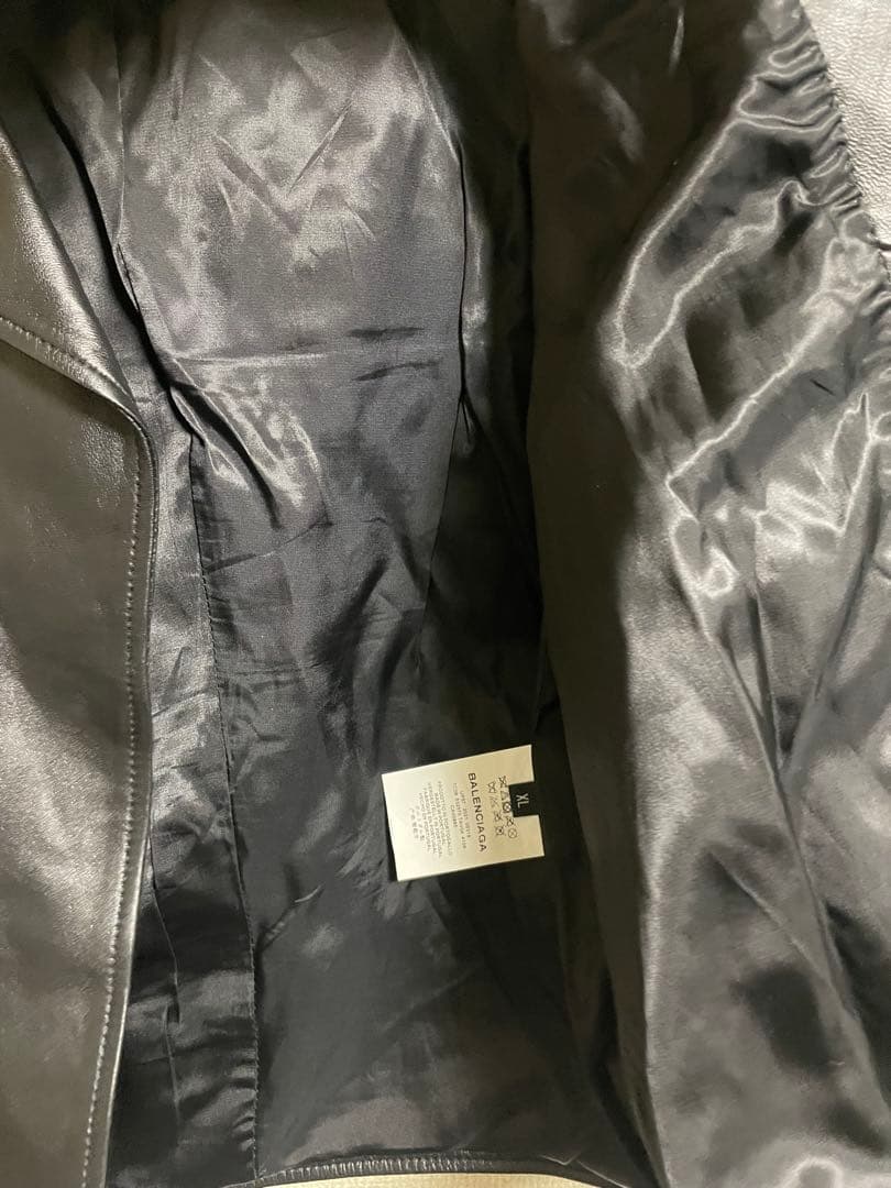 ア*ド様 BALENCIAGA バイカー ジャケット 50