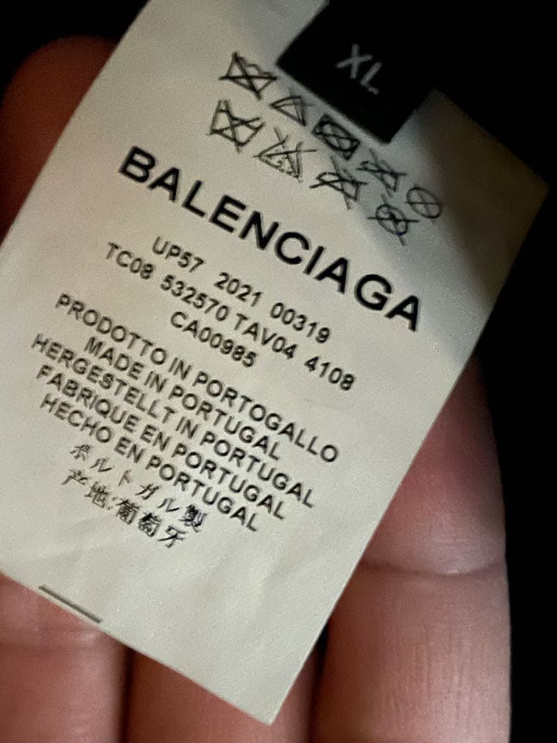 ア*ド様 BALENCIAGA バイカー ジャケット 50