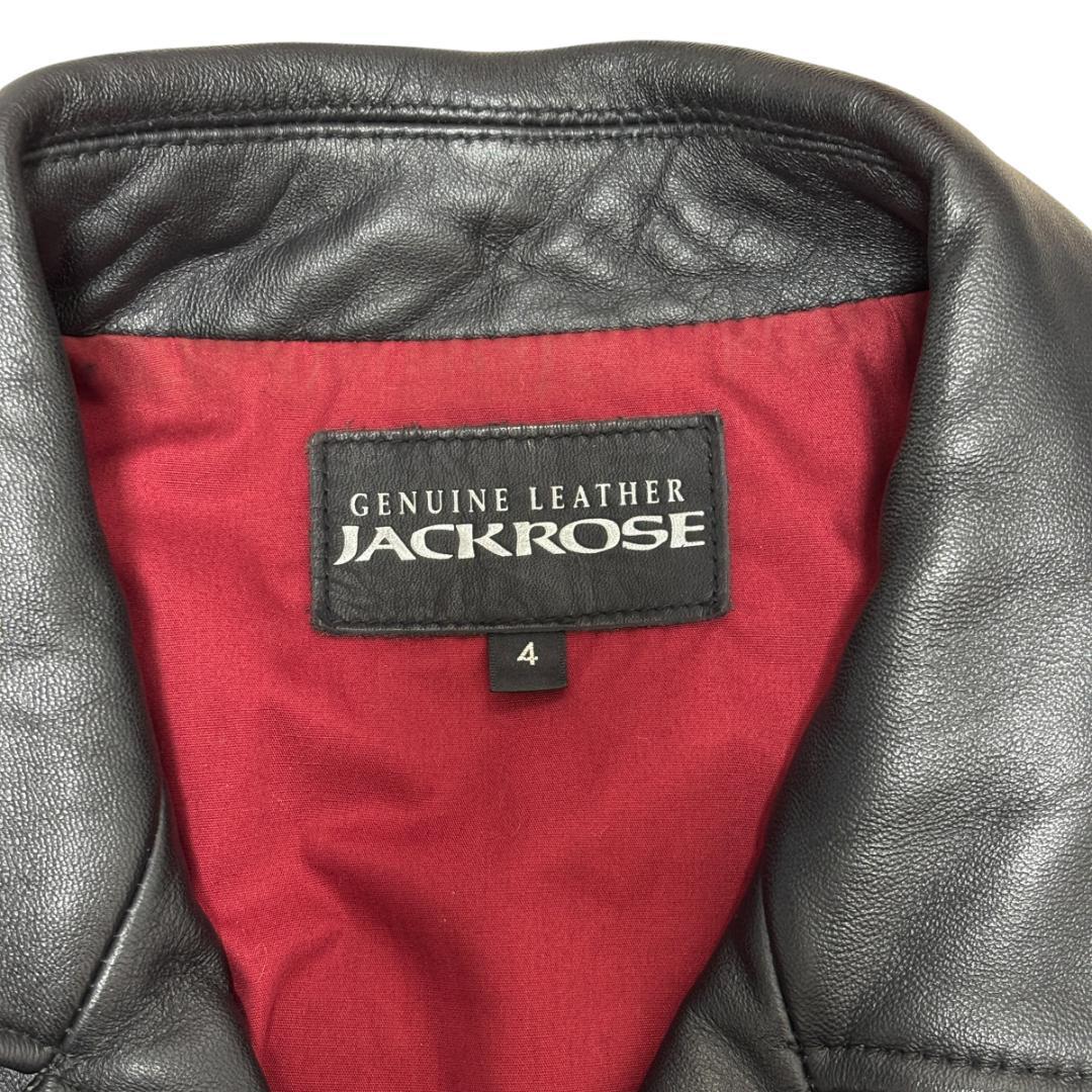 JACKROSE ジャックローズ ダブルライダース ラムレザー 羊革 赤裏地