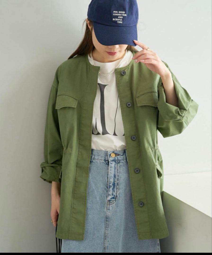 ピュアルセシン　ノーカラーミリタリー