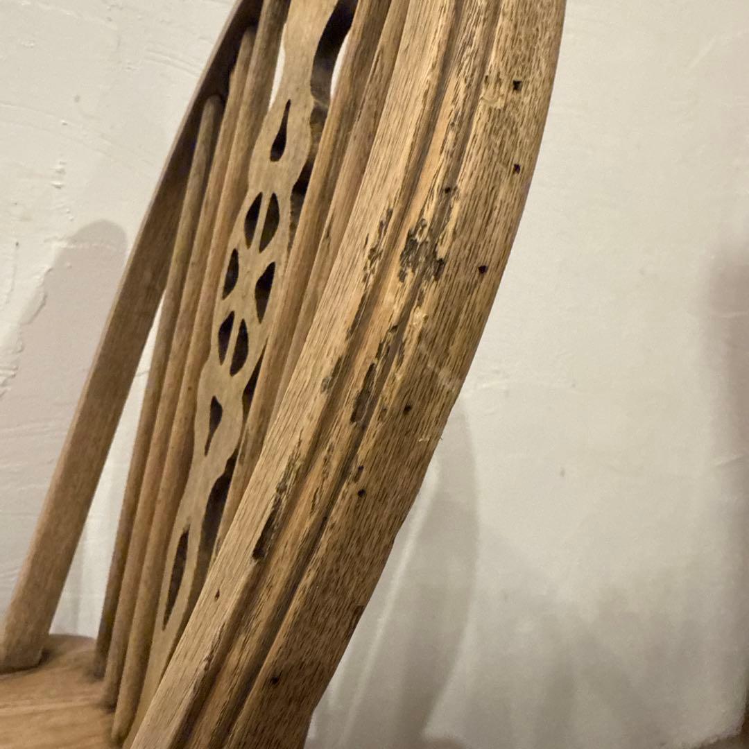 年末年始saleヴィンテージ　ダイニングチェア　カフェチェア　剥離　2