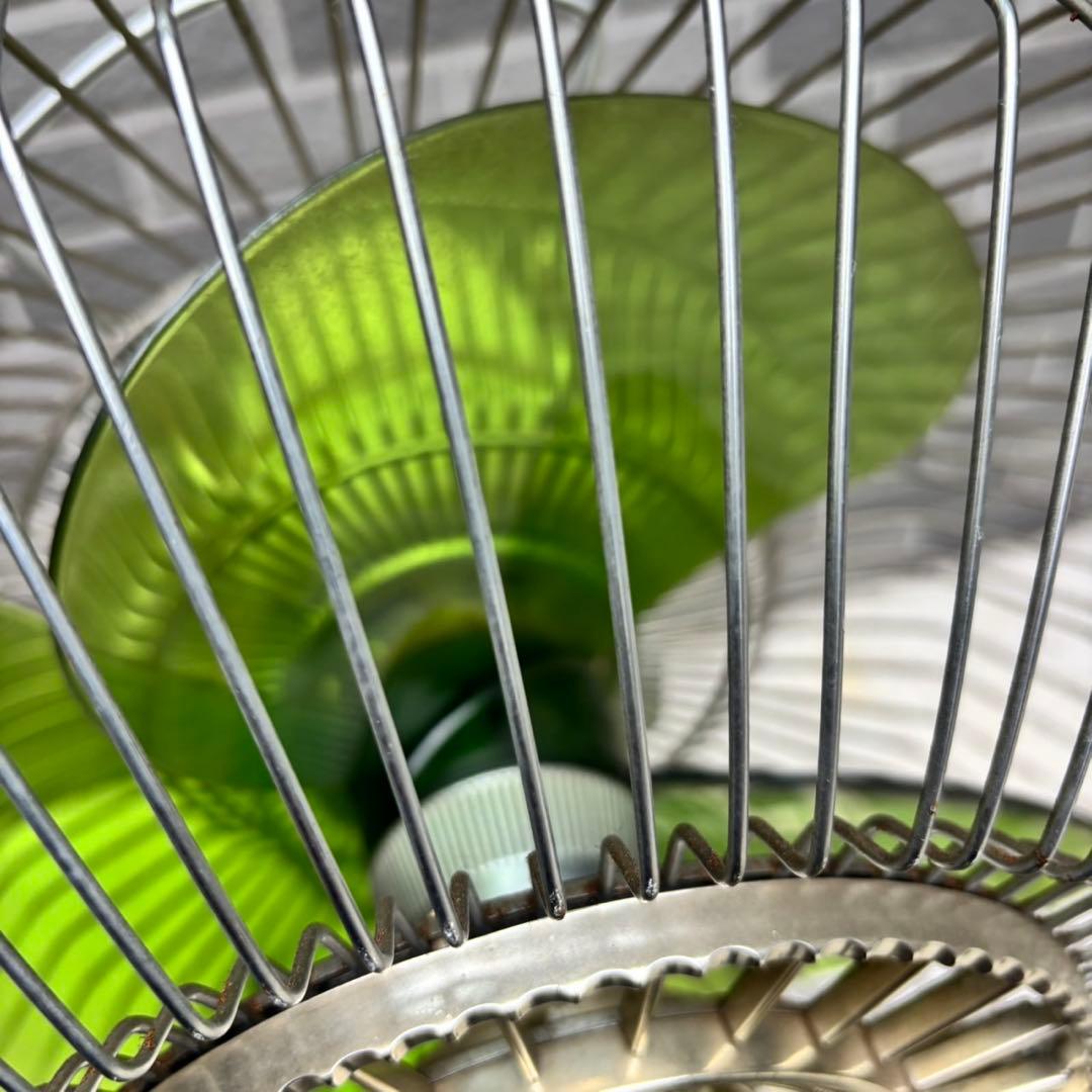 希少 通電品 三菱電機 扇風機 昭和レトロ R30-SX2 スクエア台座 当時物