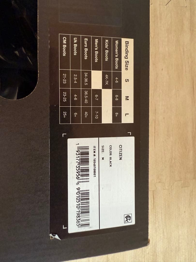 BURTON Citizen ビンディング Mサイズ