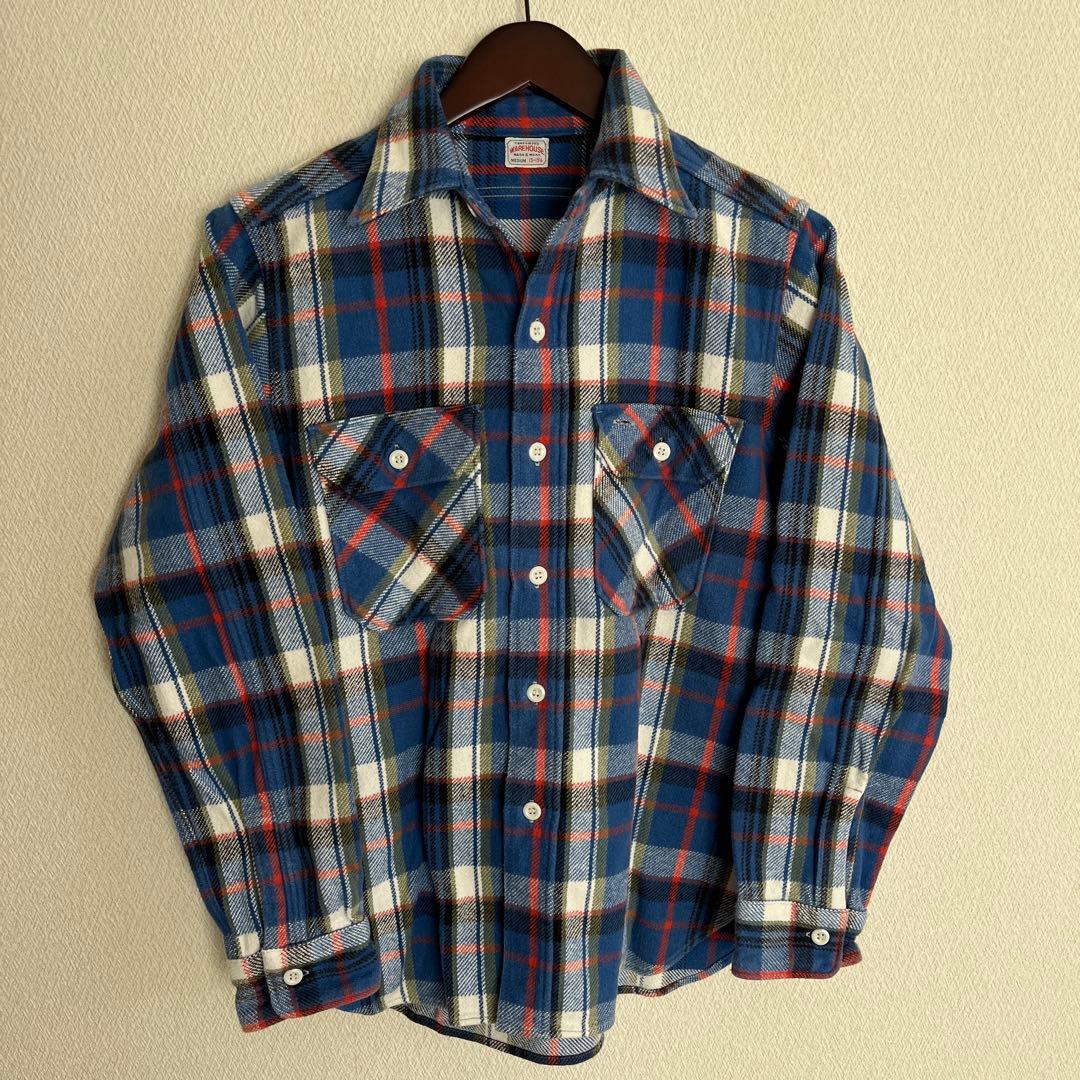 極美品 ウエアハウス ネルシャツ