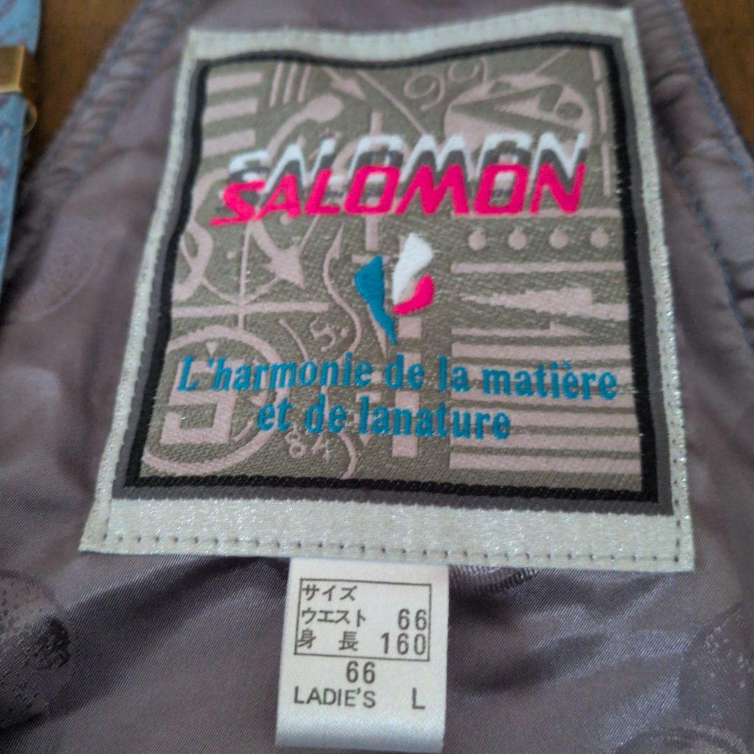 SALOMON ソロモン　レディーススキーウェア 上下＋ベスト付き　L サイズ