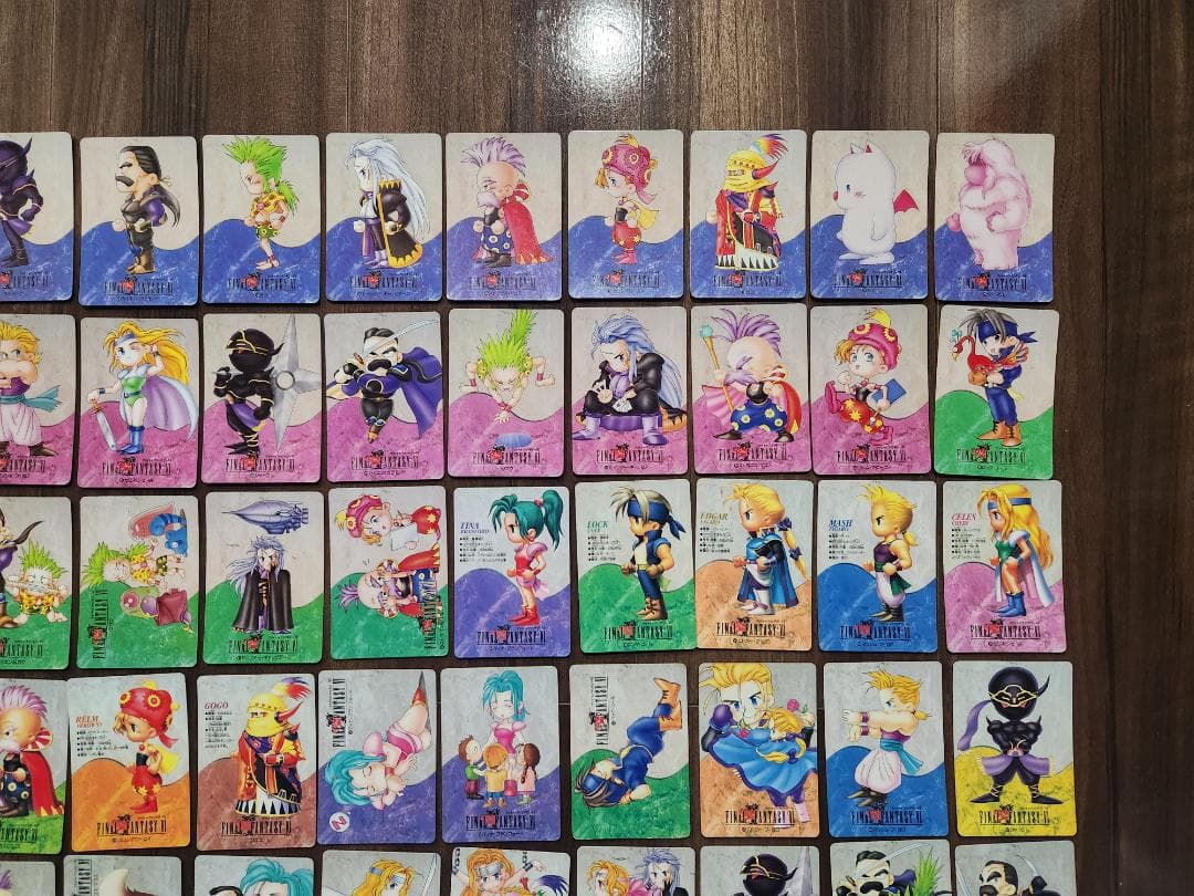 ファイナルファンタジー Ⅵ カードダス ノーマル 74種類