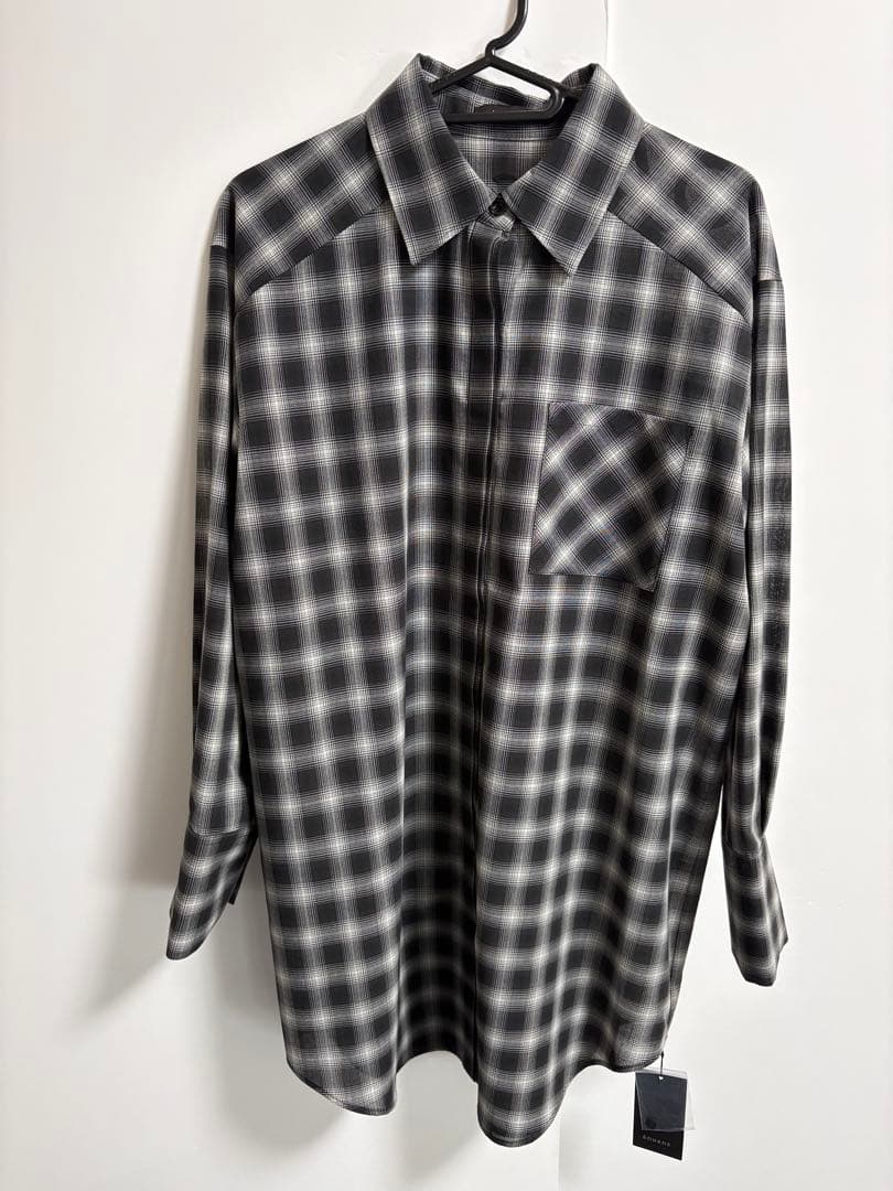 ☆タグ付新品☆ anuans マルチウェイオーバーシャツ チェック 完売品