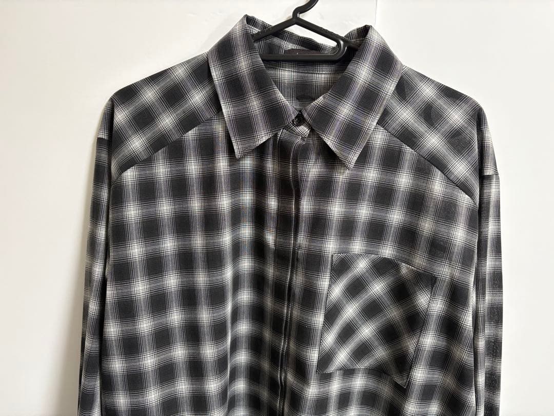 ☆タグ付新品☆ anuans マルチウェイオーバーシャツ チェック 完売品