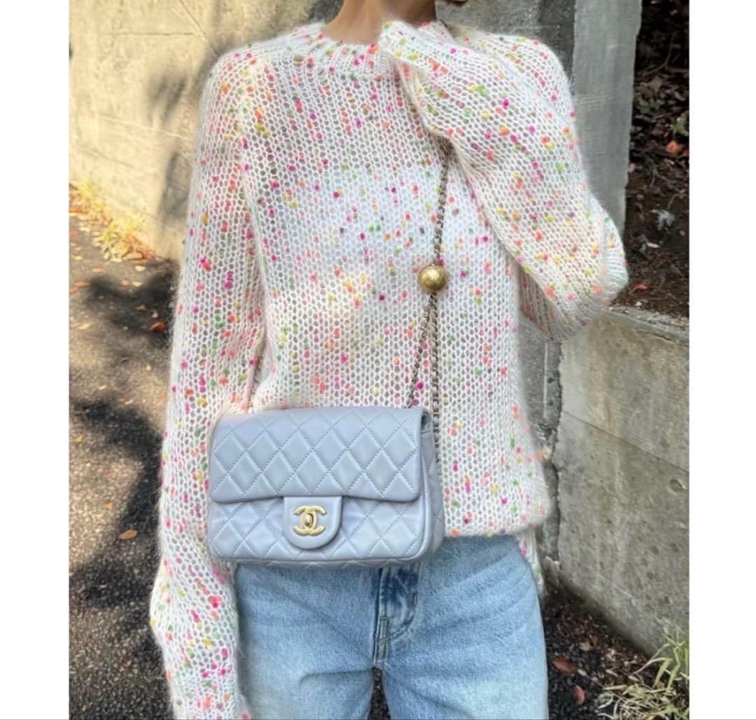 専用★超美品★完売★シーニュ cygne カラフルポンポンニット Sylvian