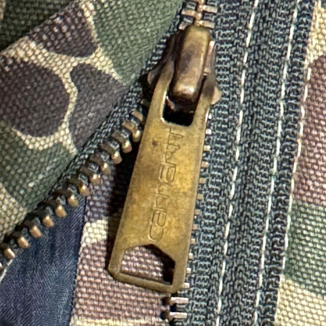 Carhartt 迷彩 オーバーオール 44R US製　IDEALジップ 80s