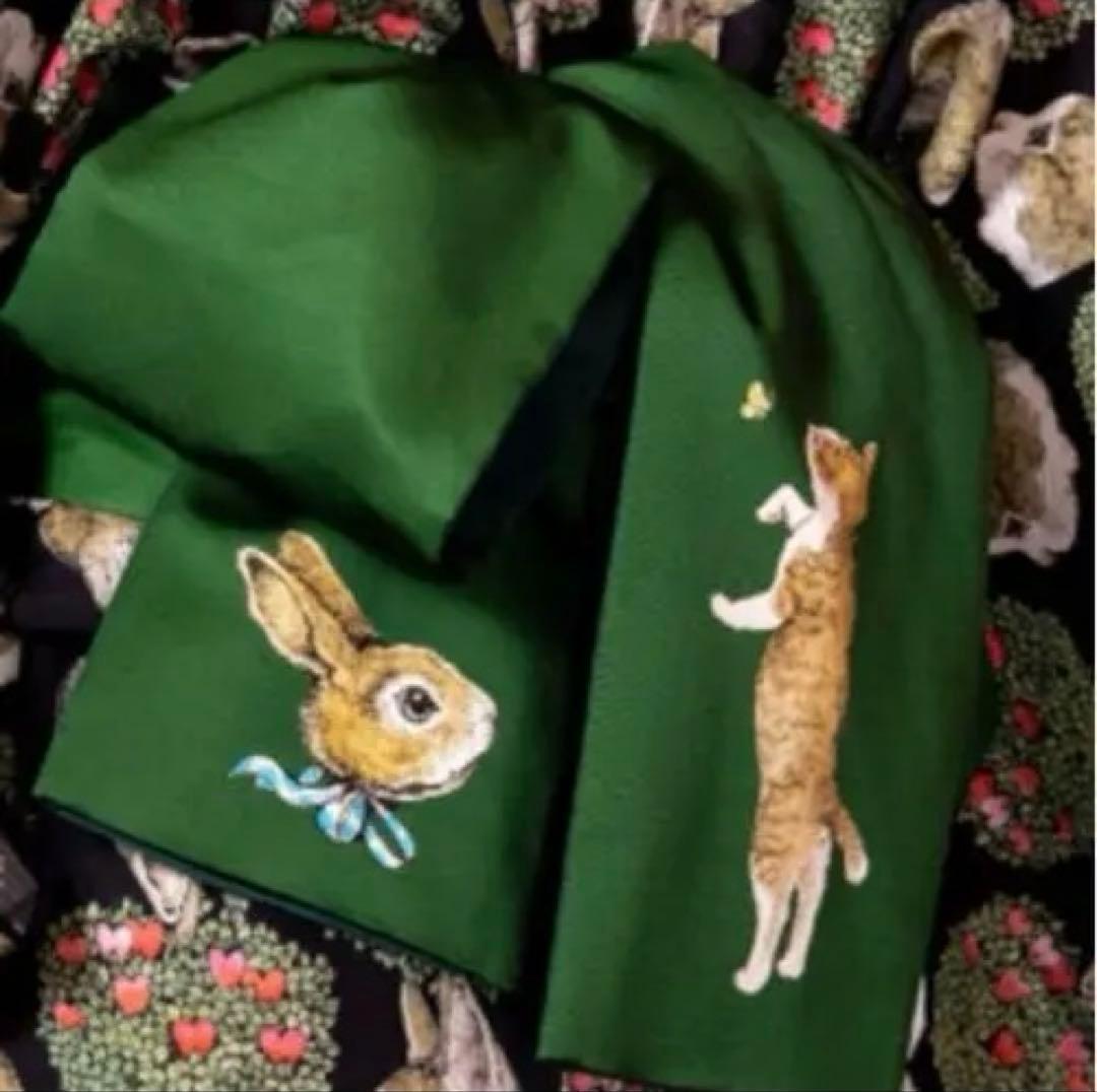 新品未使用　ヒグチユウコ　ボリスとうさぎの浴衣帯　浴衣　帯