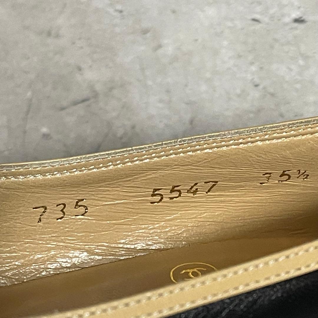 シャネル　CHANEL （35.5） ハイヒールパンプス　ココマーク　バイカラー