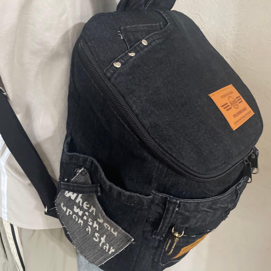 デニムリメイクリュック
