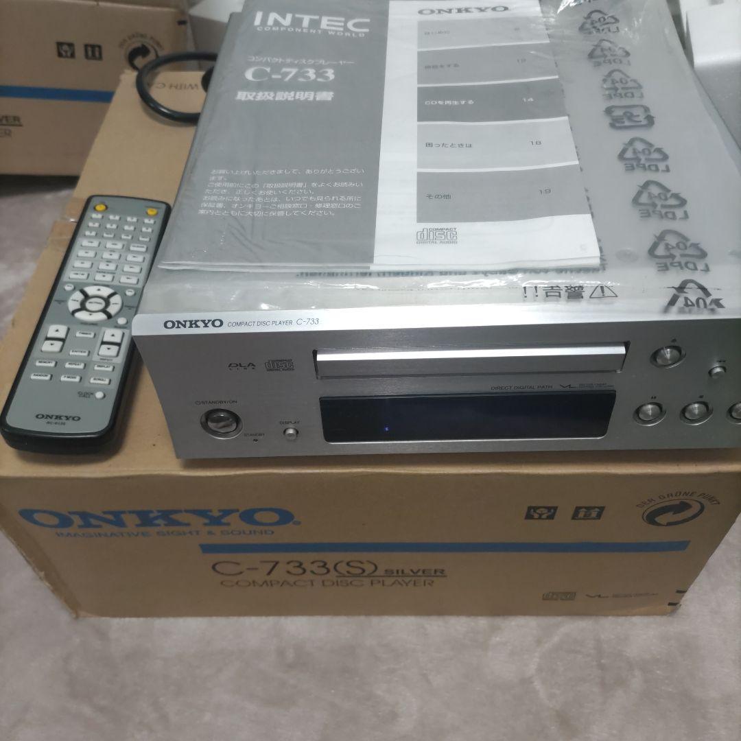 あんこ)ONKYO C-733(S) CDプレイヤー ＋リモコン