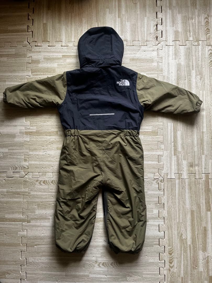 The North Face 子ども用スキーウェア 黒/オリーブ90